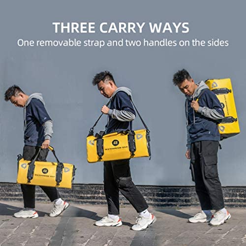 ROCKBROS  60L Dry Duffel Waterproof Duffel Bag Motorcycle Travel Bag