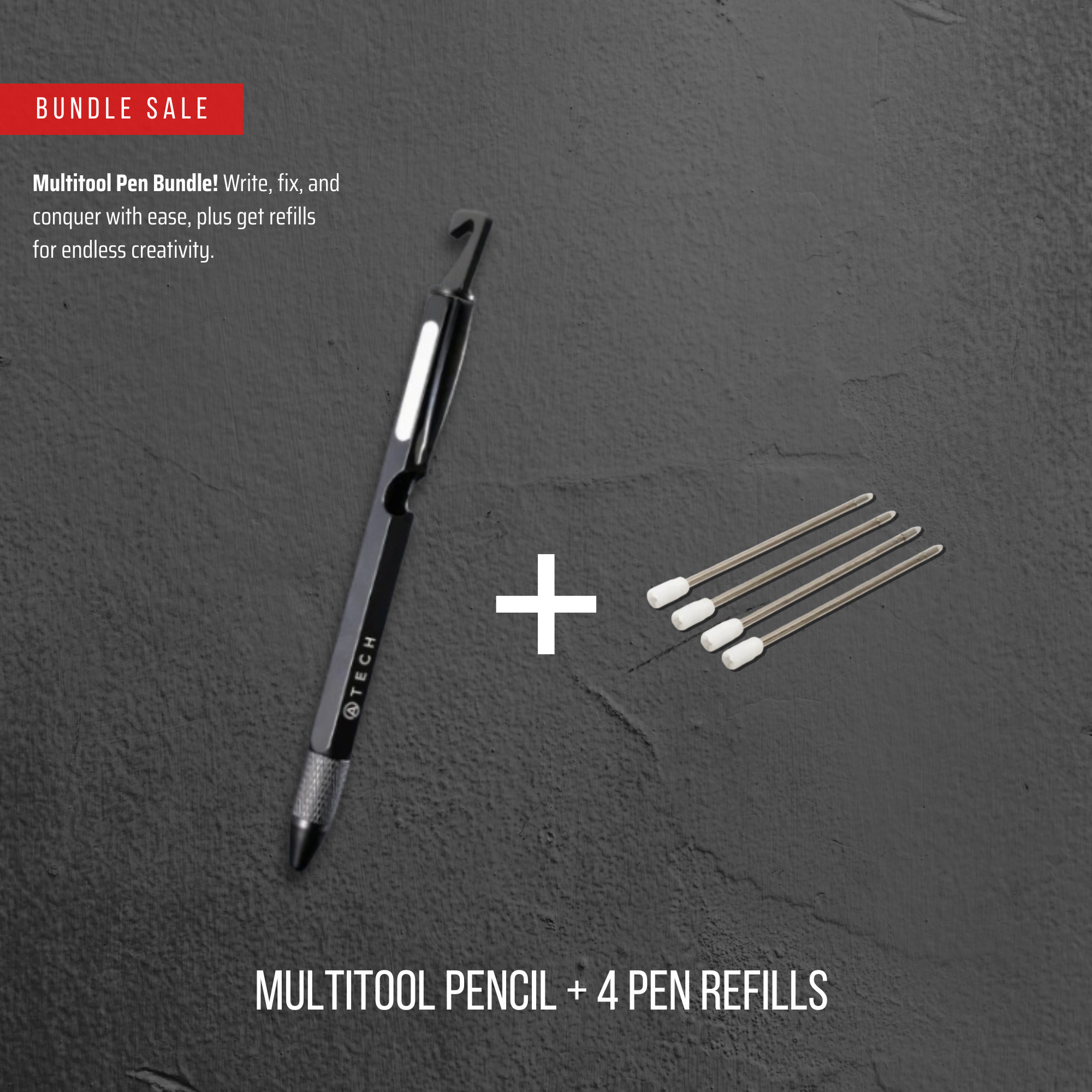 Multitool Pen 9-in-1 with Box Cutter