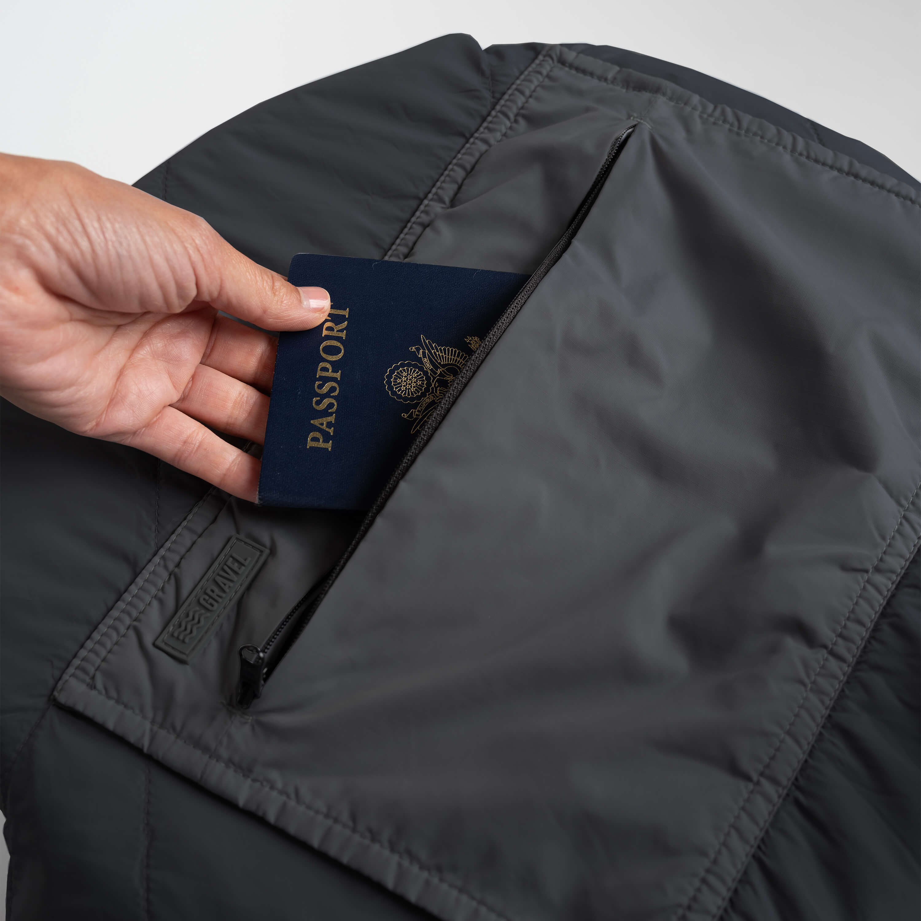 Layover™ Travel Blanket - Packable & Puffy | Black