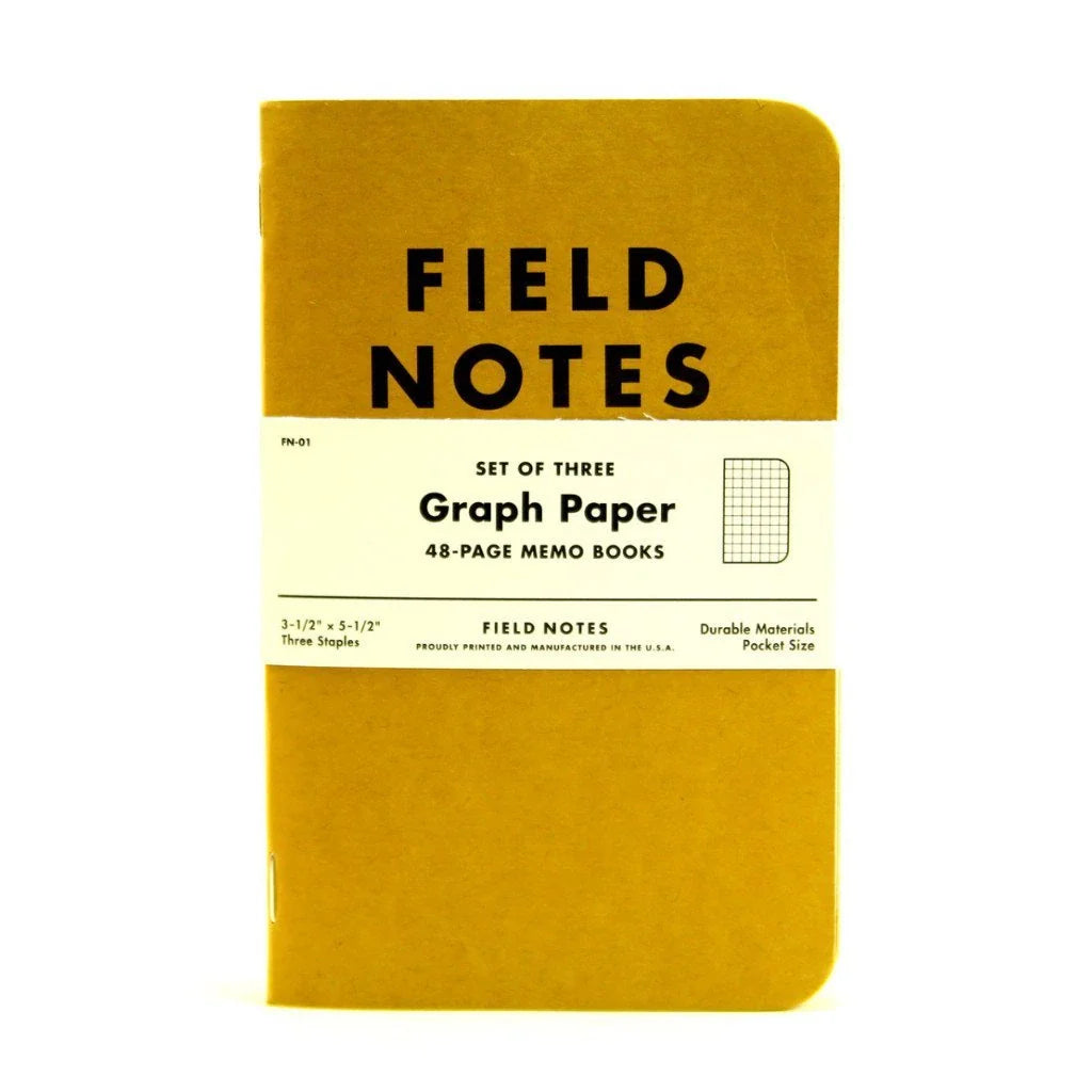 Field Notes Notebook Graph Paper