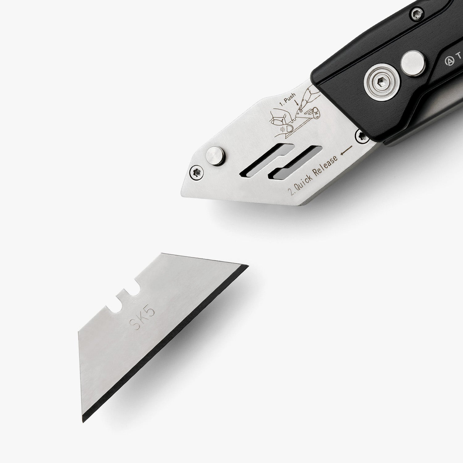 EDC Utility Knife with Blade Storage
