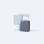 Travel Bottles For Liquids 3oz (89 ml) (Two Pack) | Clear & Gray