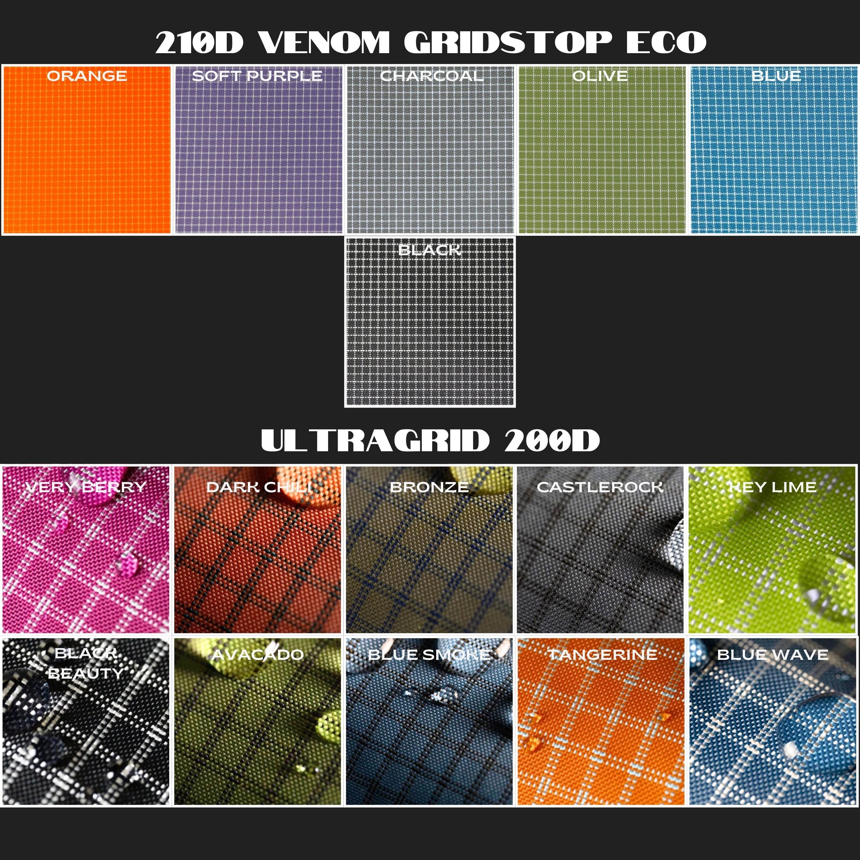 Ultralight Expandable Gear Pouches – UltraGrid™ & Venom Gridstop Eco-Friendly Storage for Hiking, Biking, Camping and EDC