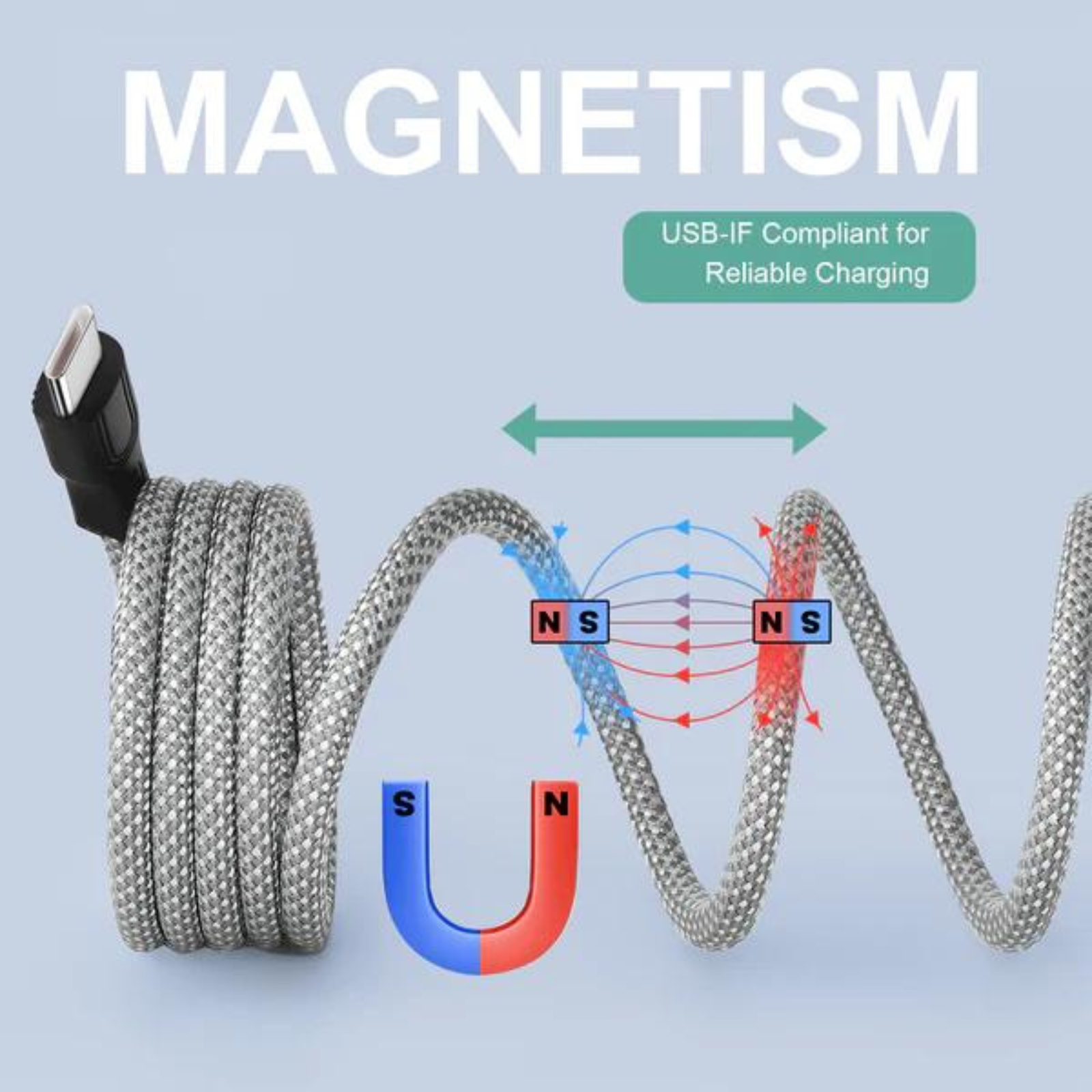 USB-C to Lightning Magnetic Cable